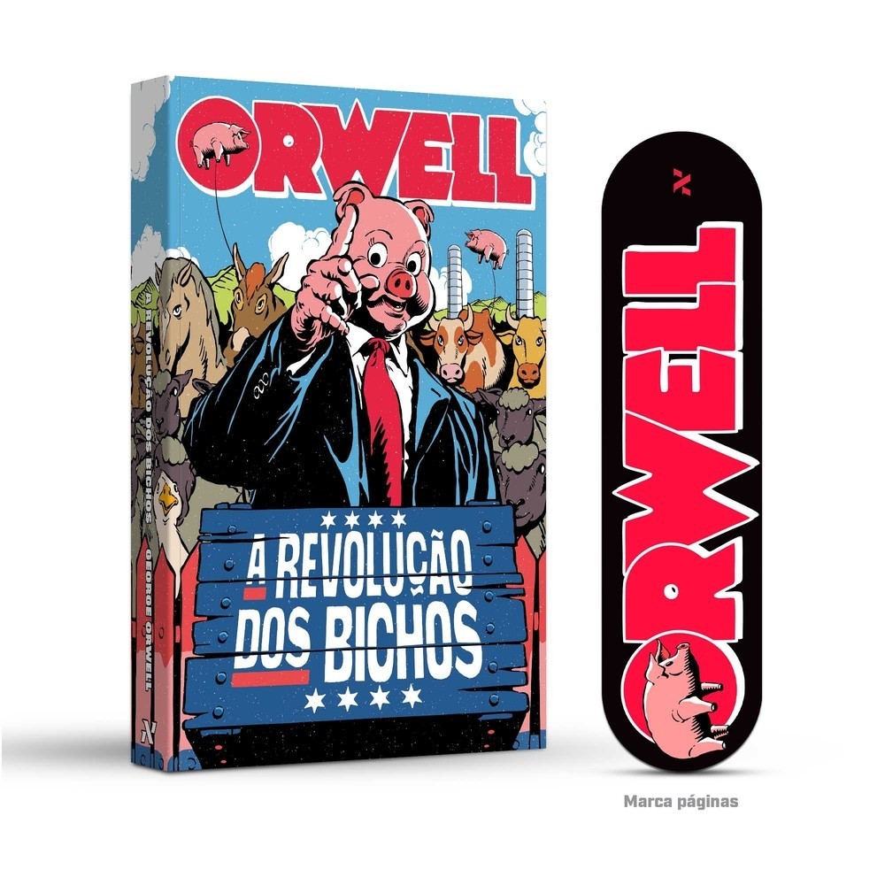Capa do livro A revolução dos bichos