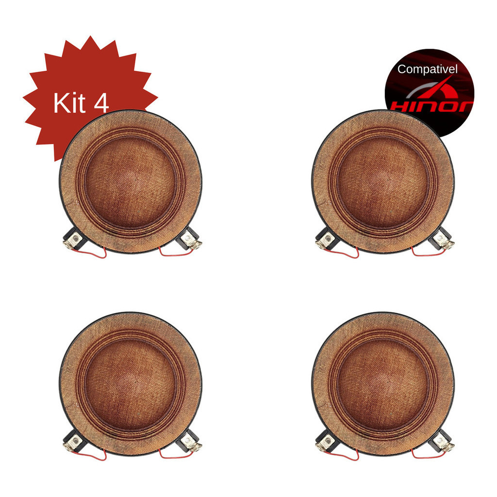 Reparo Driver Hdi-300 Hdi-320 Corneta Hinor 8ohms Kit Com 4x em Oferta na Shopee