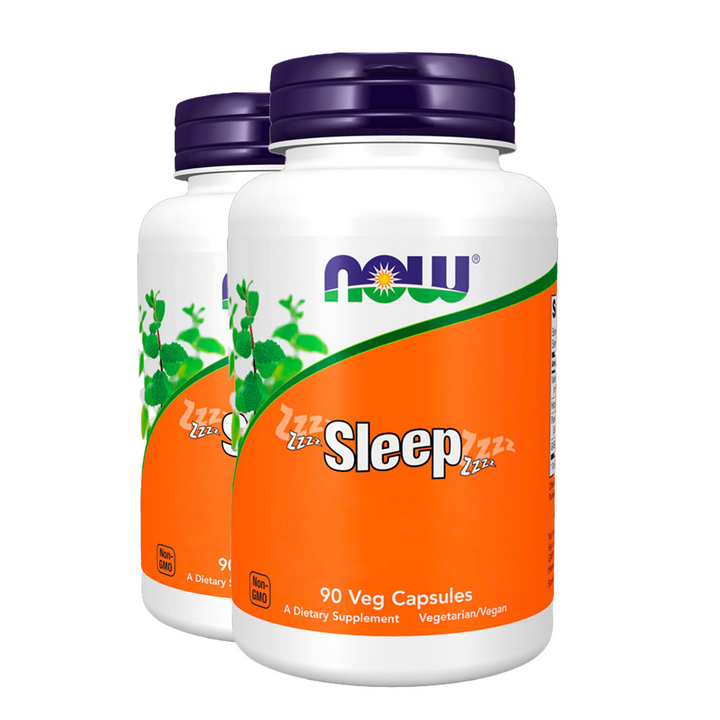 Kit 2x Sleep Mistura Botânica Sono Now Foods 90Cáps Importado/Made in Usa em Oferta na Shopee
