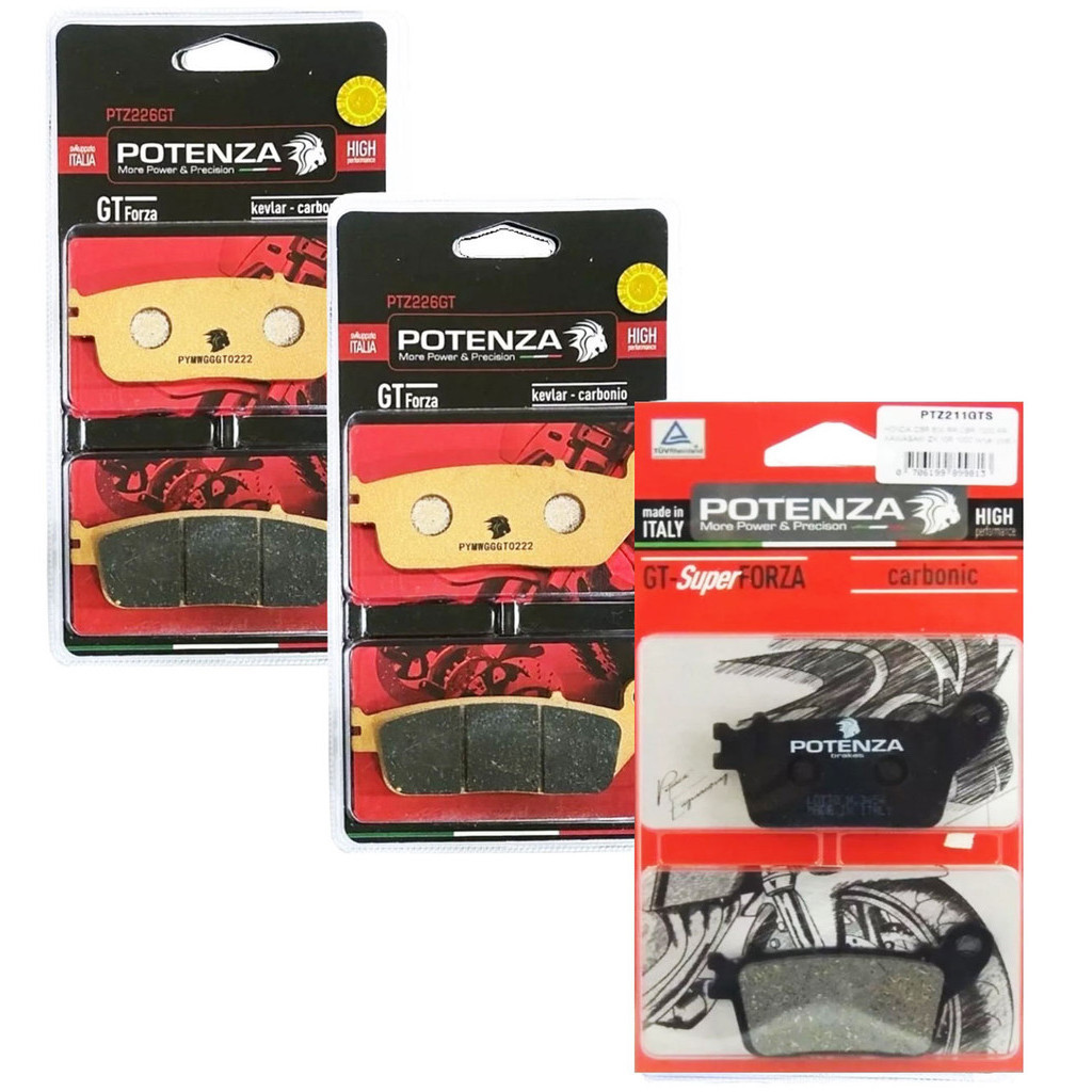 Kit Pastilhas de Freio Cb 600f Hornet Sem Abs 2008 A 2014 Potenza em Oferta na Shopee