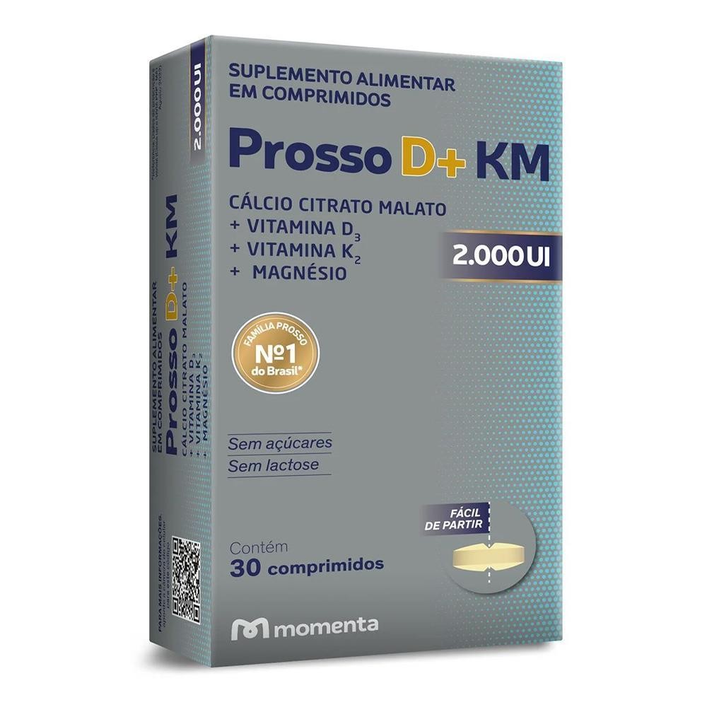 PROSSO D+ KM 2000UI COM 30 COMPRIMIDOS em Oferta na Shopee