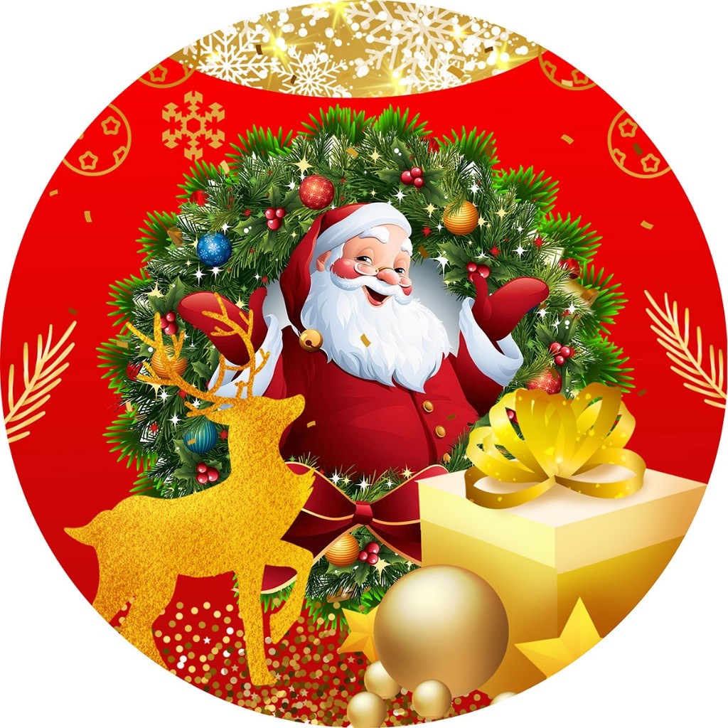 Painel Festa C/ Elastico 1,50m Natal
