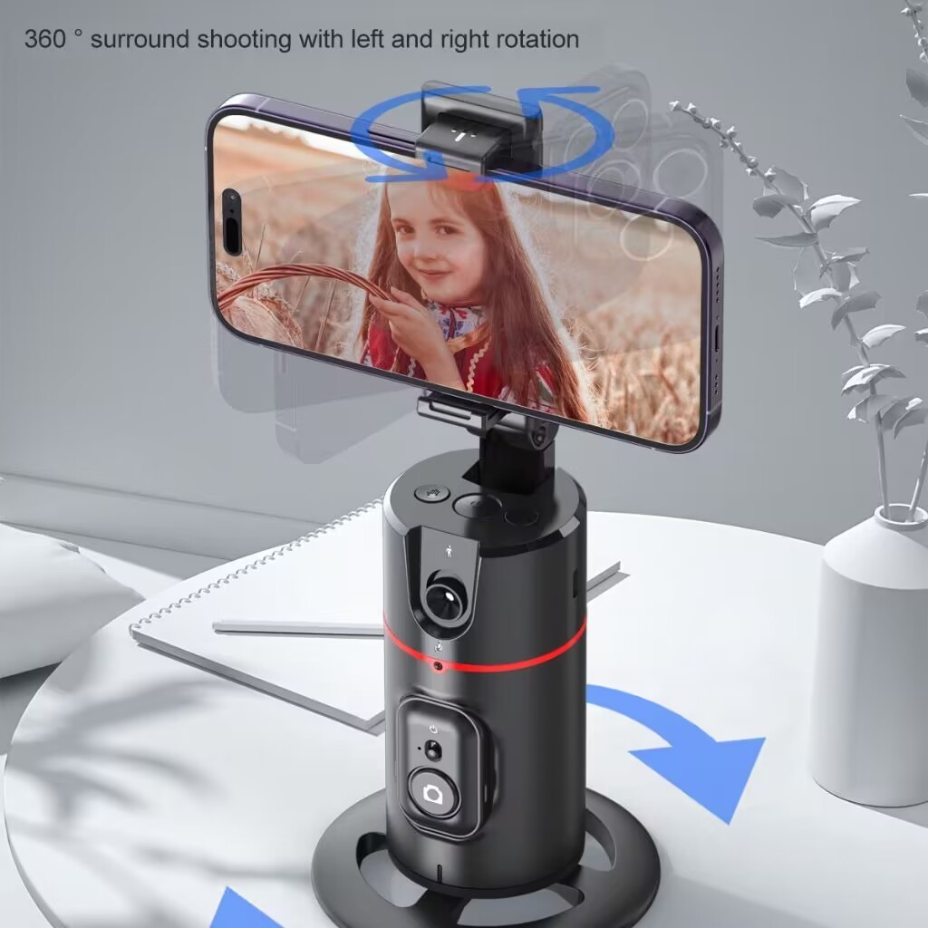 Smart 360 ° Rotação Auto Rastreamento Facial AI Follow-Up Vídeo Vlog Estabilizador De Gimbal Ao Vivo Tripé Para Celular