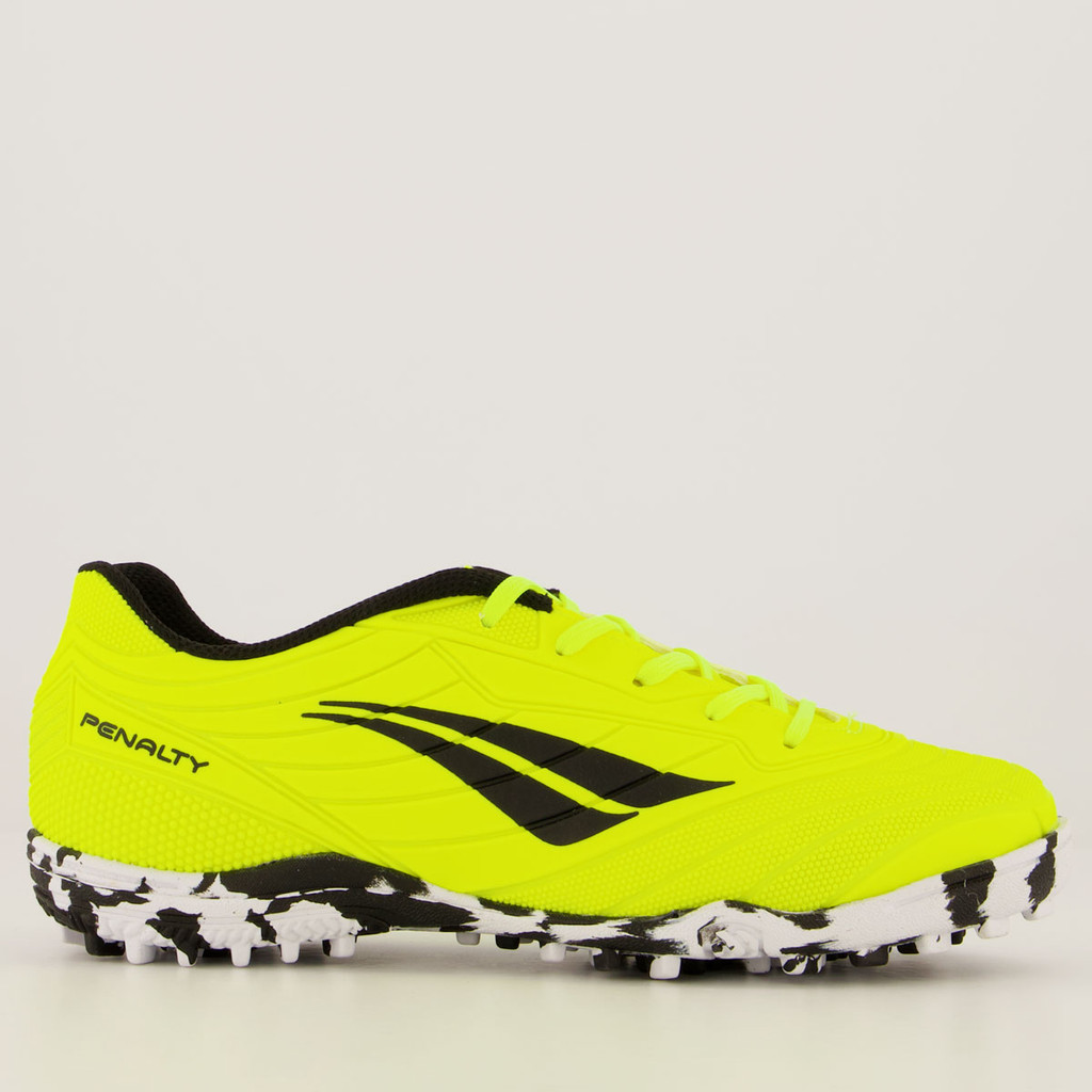 Chuteira Penalty Matís XXI Society Juvenil Amarela em Oferta na Shopee