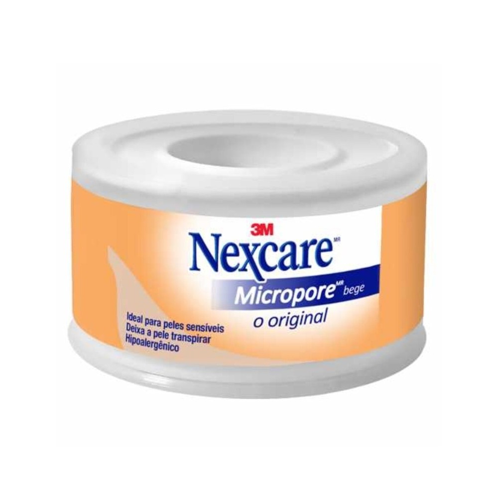 Fita Micropore Nexcare Bege 25mmx4,5m em Oferta na Shopee