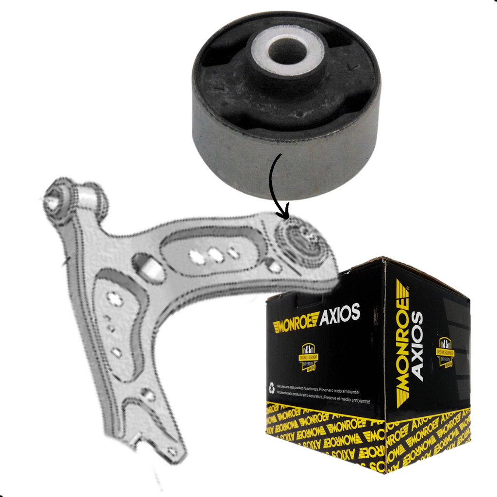 Bucha Para Suspensão Maior Bandeja Axios Jetta 11 12 13 14 15 16 17 18 19 em Oferta na Shopee