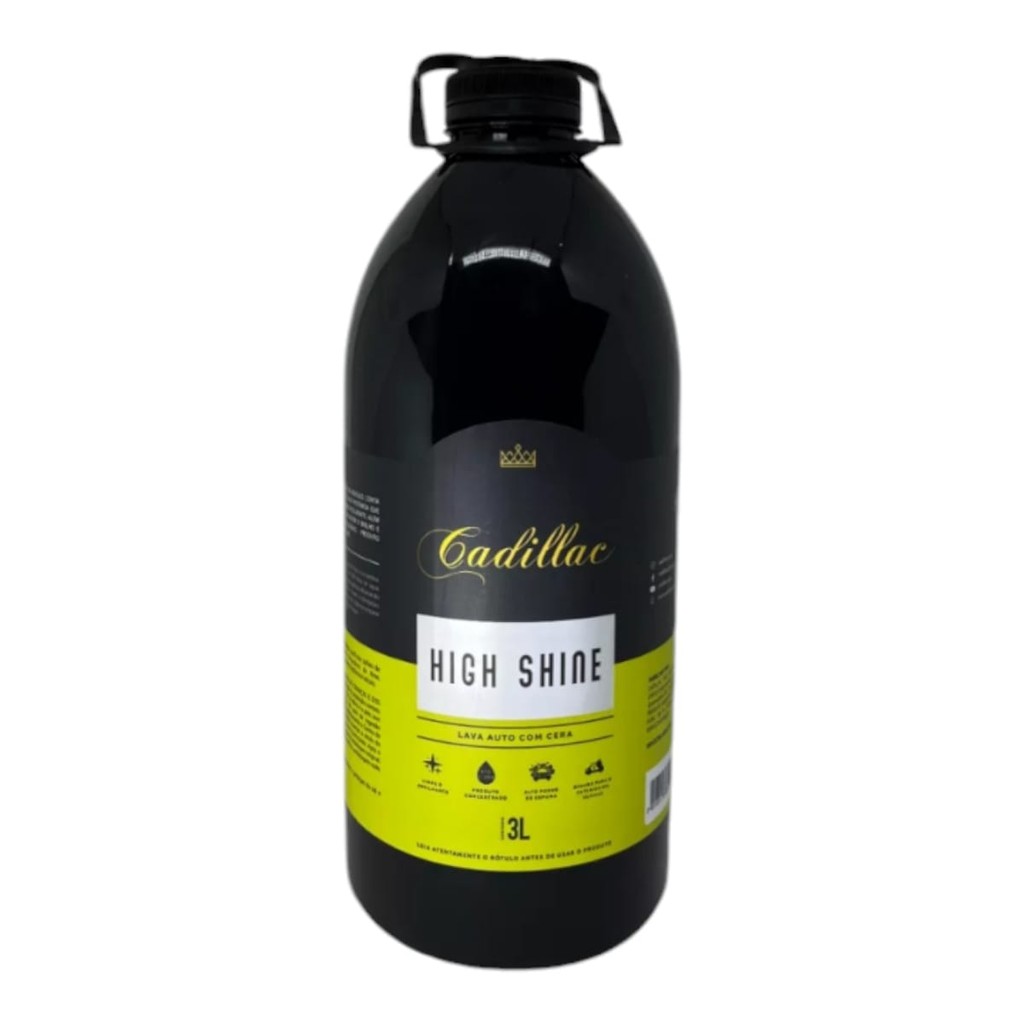 Shampoo Automotivo Com Cera High Shine 3l Cadillac em Oferta na Shopee