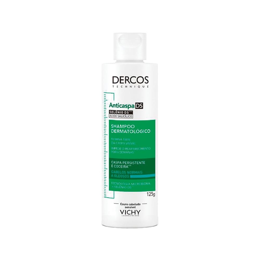 VICHY DERCOS ANTICASPA OILY SHAMPOO 125ML - Beauty