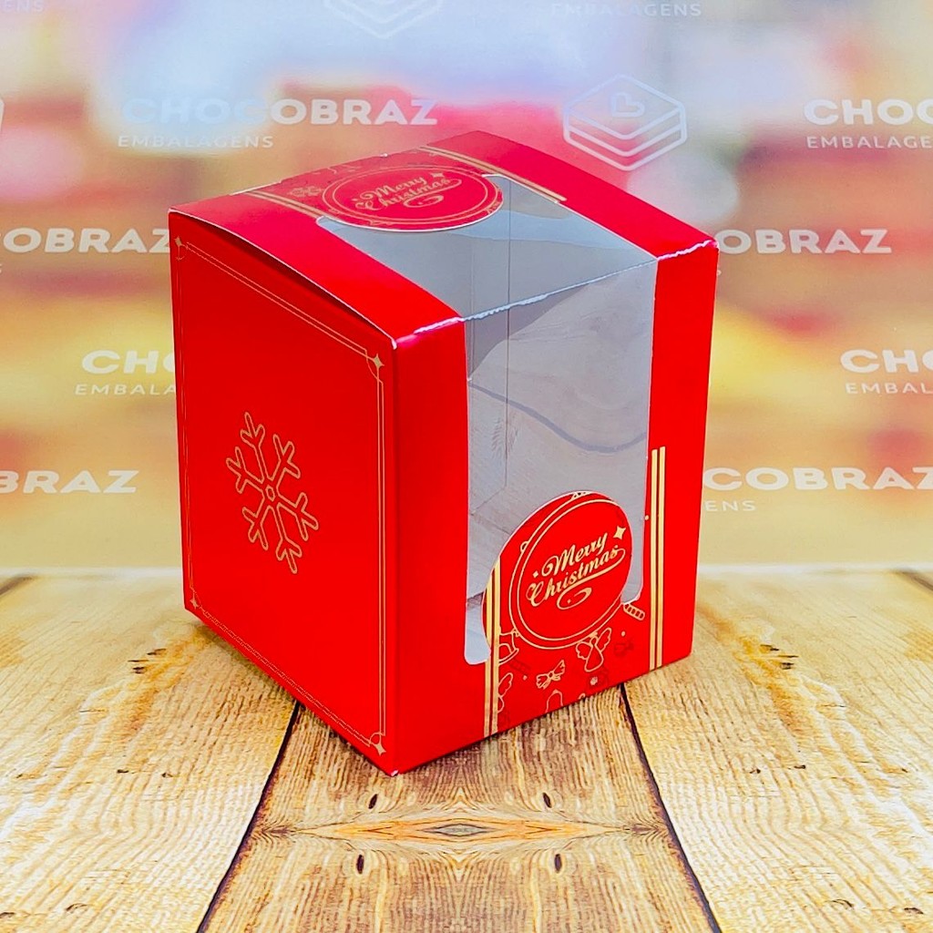 5 CAIXA MINI PANETONE CLASSIC - NATAL CLASSICO ID5142 (NATAL IDEIA 2025) (CHOCO)