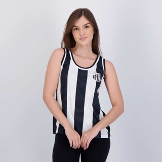 Regata Santos Hino Feminina Branca em Oferta na Shopee