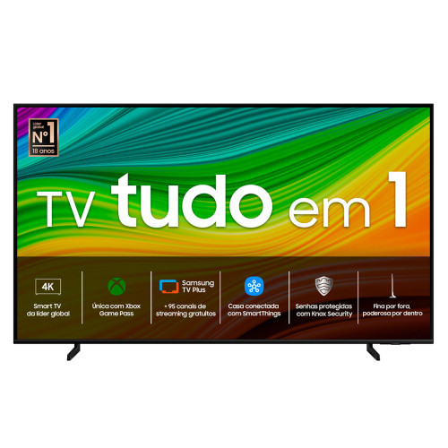Smart TV Samsung 65 Polegadas QLED 4K 65Q60D 2024 Design AirSlim Gaming Hub AI Energy Mode Alexa Built-in