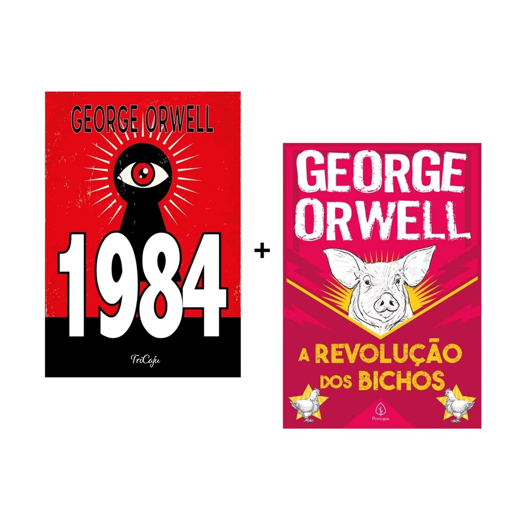 Kit 2 Livros | 1984 + Revolução dos Bichos | George Orwell em Oferta na Shopee