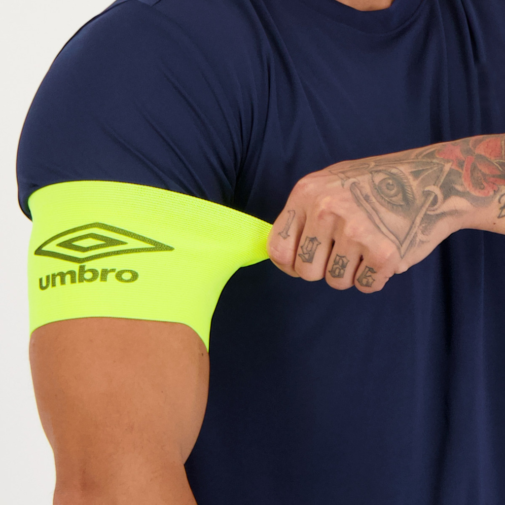 Faixa de Capitão Umbro Elástica Amarela