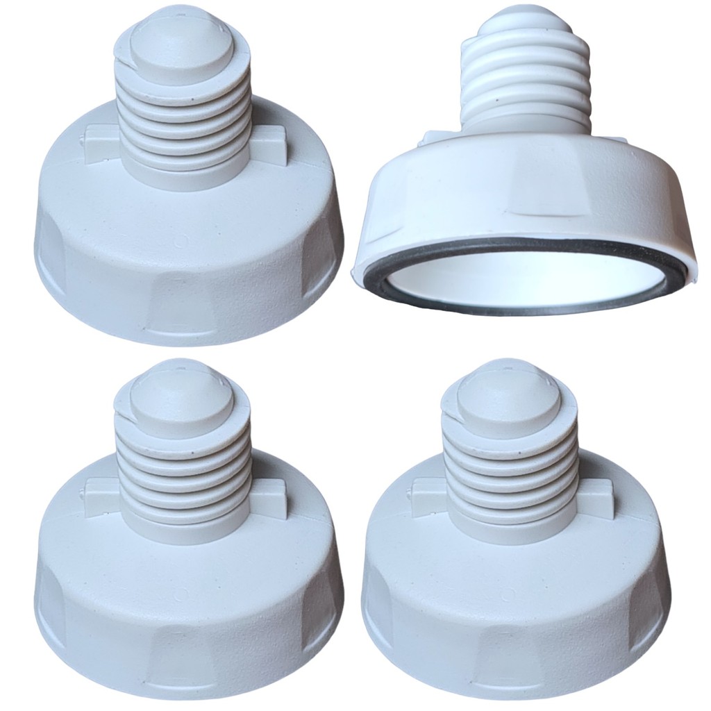 Kit 4 Pé Nivelador Compativel Lavadora Electrolux Ltd09 Ltd11 Lte12