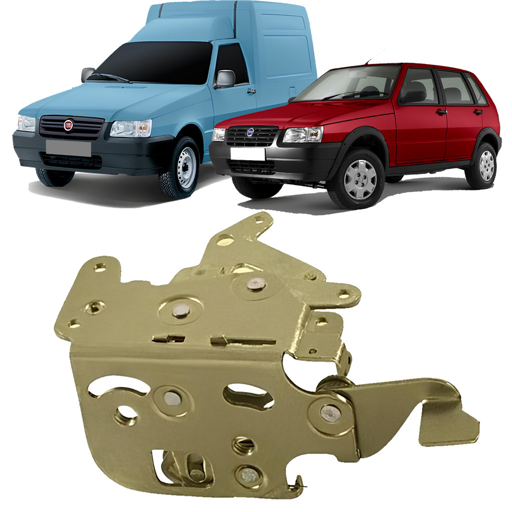 Fechadura Interna Porta Dianteira Uno 84 a 2013 Fiorino 2004 a 2014 Prêmio Elba 85 a 96