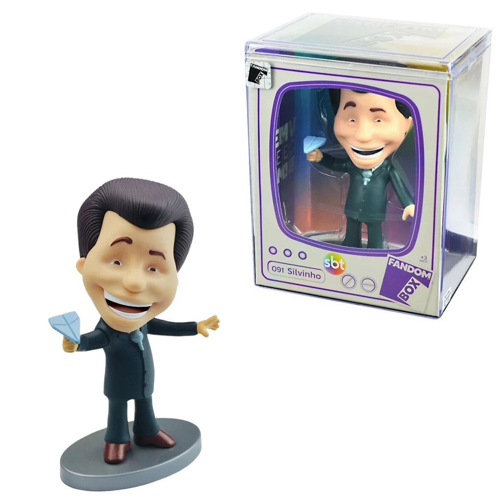 Fandom Box Silvio Santos Silvinho Colecionável Líder 3486 em Oferta na Shopee