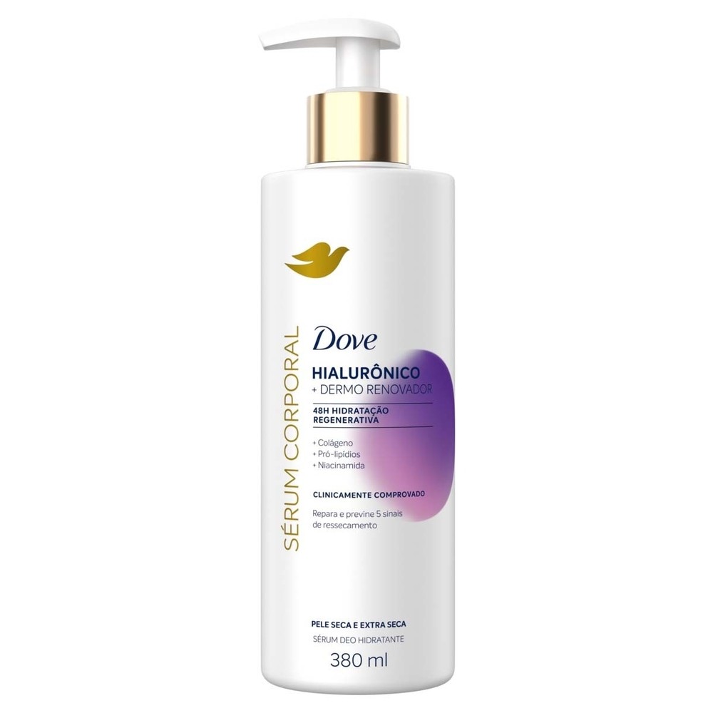Dove Serum Corporal Hialu 380Ml em Oferta na Shopee