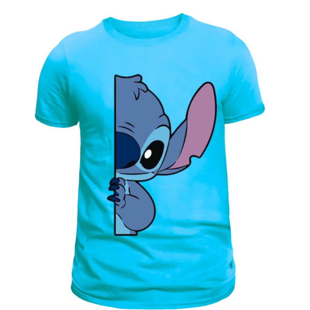 Camisetas Masculina Feminina Personalizadas Personagens Lilo e Stitch  100% algodão