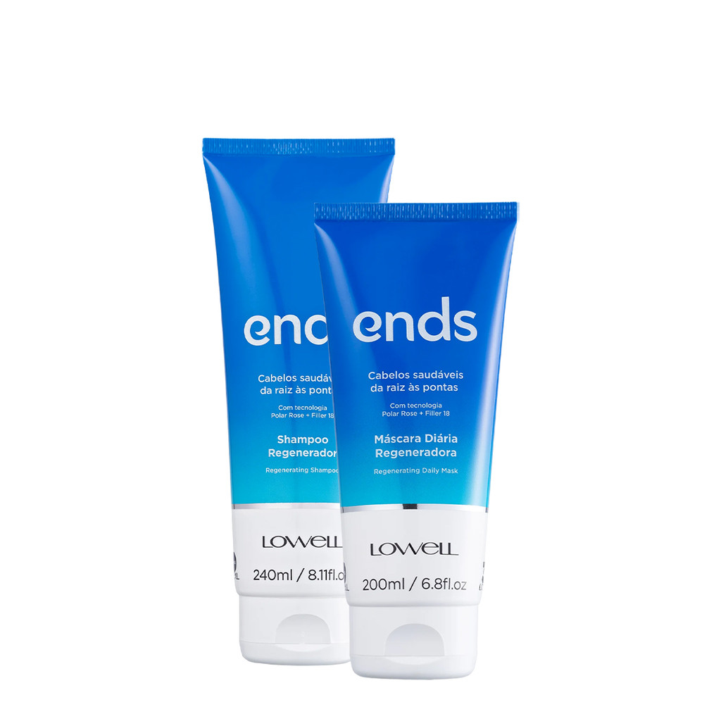 Lowell Ends Regenerador Shampoo e Máscara (2 produtos) em Oferta na Shopee