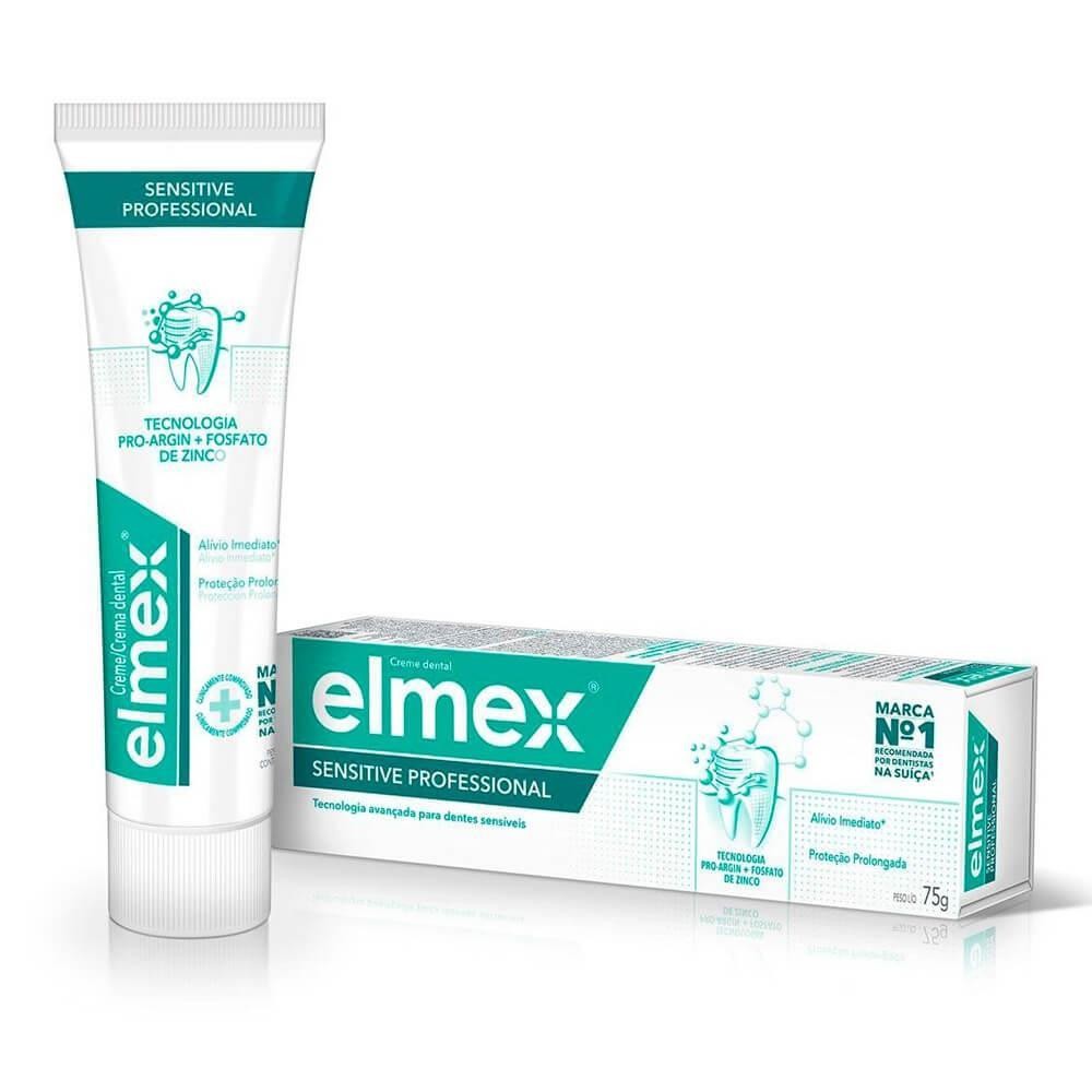 CREME DENTAL ELMEX SENSITIVE COM 75G em Oferta na Shopee