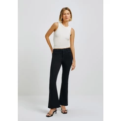 Calça Jeans Feminina Flare Petit Cintura Média Hering