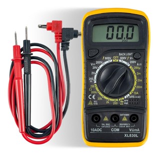 Multímetro Digital MD-200L Painel Iluminado Com Bipe Bateria e Ponta de Teste em Oferta na Shopee