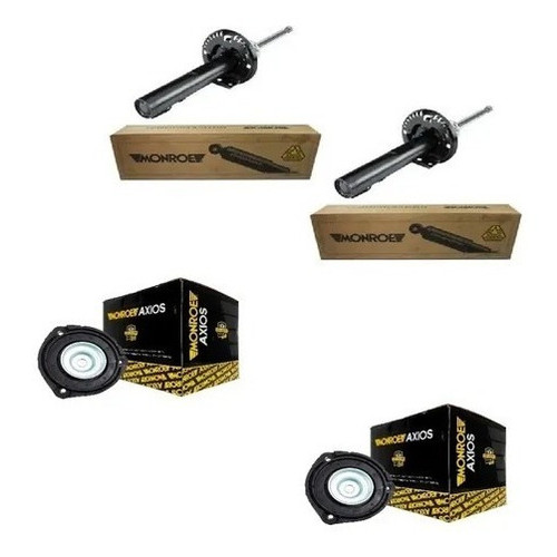 Par Amortecedor Dianteiro Vw Fox Polo Spacefox + Kit Monreo 2002 2003 2004 2005 2006 2007 2008 2009 2010 2011 2012 2014