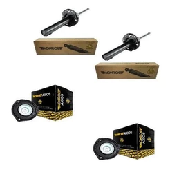 Par Amortecedor Dianteiro Vw Fox Polo Spacefox + Kit Monreo 2002 2003 2004 2005 2006 2007 2008 2009 2010 2011 2012 2014