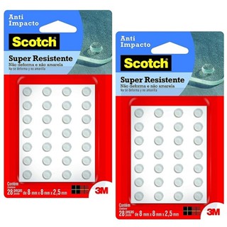 Kit com 56 Protetor ANTI-IMPACTO 3M SCOTCH Redondo EXTRA Pequeno em Oferta na Shopee