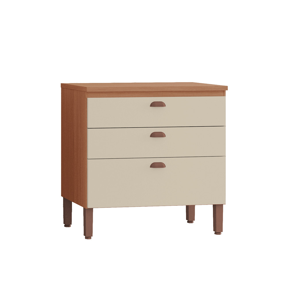 Balcão Pequeno Cozinha Jéssica New 100% MDF Tuboarte 3 Gavetas em Oferta na Shopee