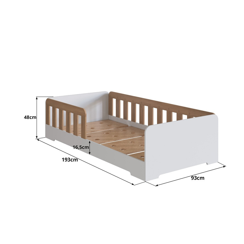Detalhes do Cama Infantil Montessoriana em MDF Tony Mobikasa