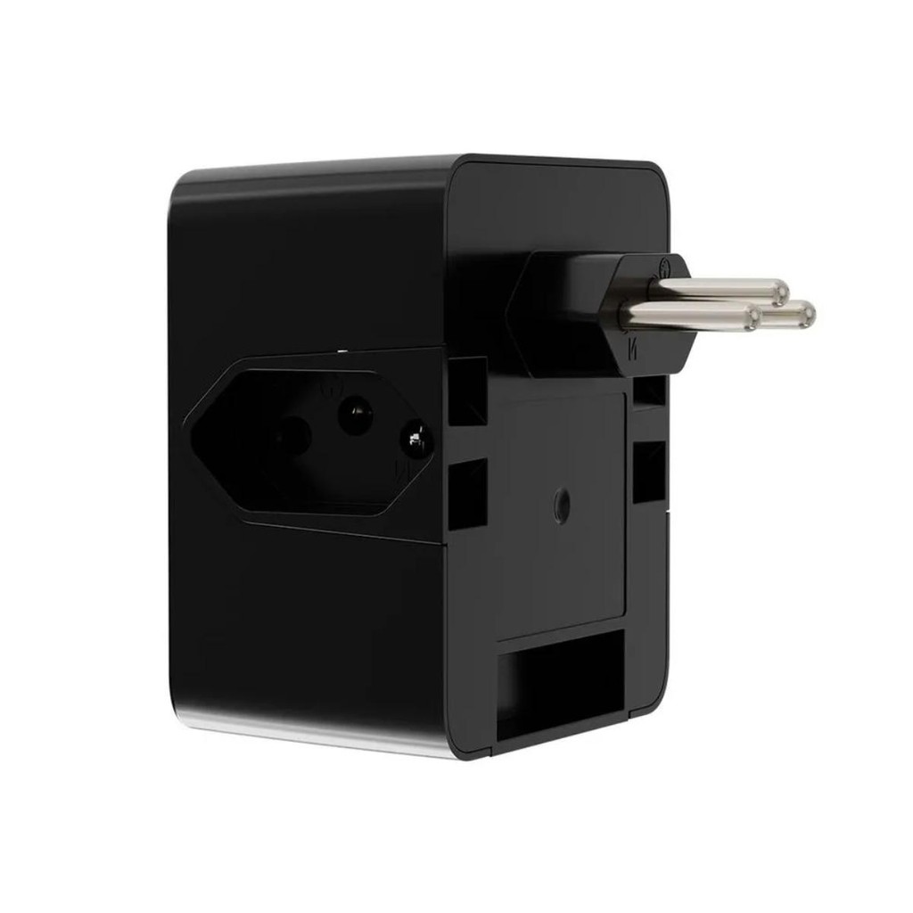 Protetor Contra Raios iClamper Energia 3 - com 3 Tomadas - DPS - Tecnologia LCF - Preto - 26787 em Oferta na Shopee