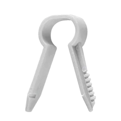 Buchas Grampo Clamp Fixadora De Cabos Kit Com 10 Peças Em Plástico PVC Suporte Parede Fios Elétricos