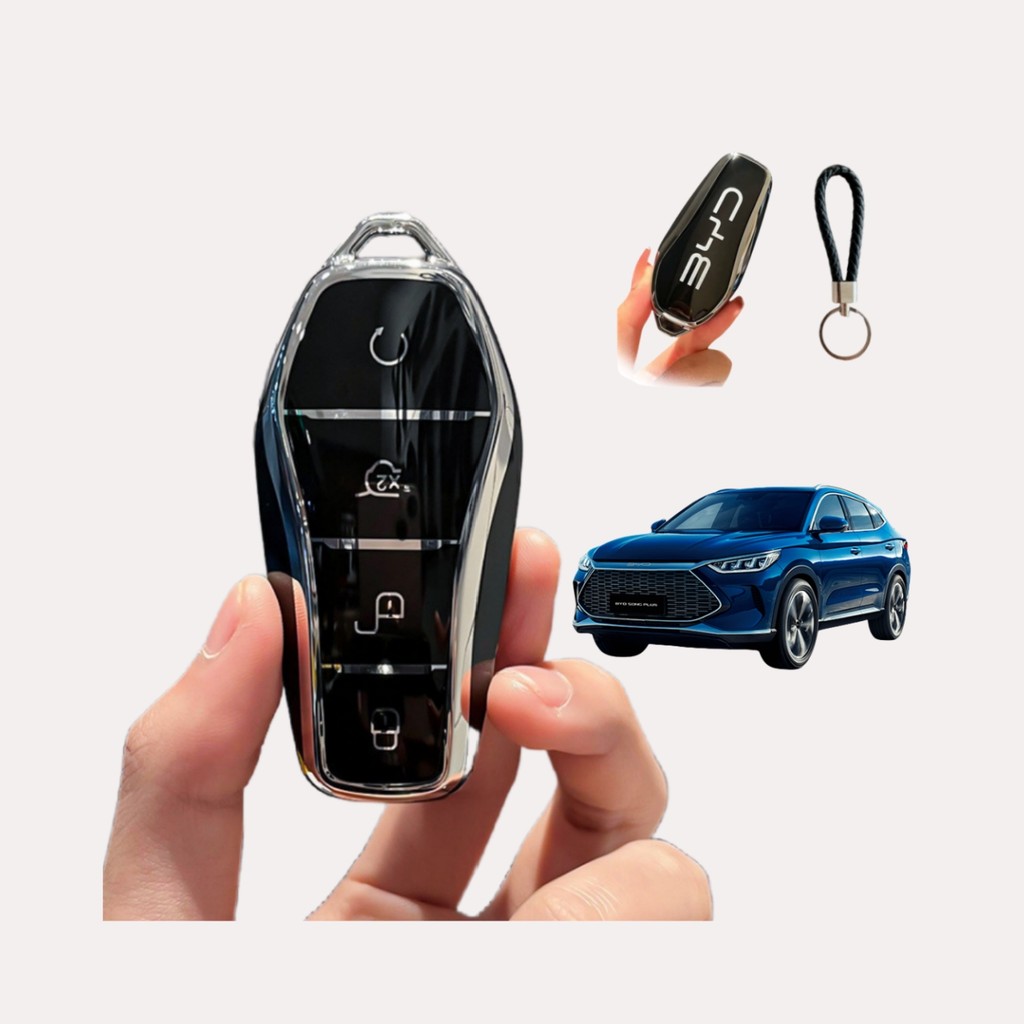 Capa chave byd song plus TPU Capa Do Estojo Com Chave Para BYD song plus