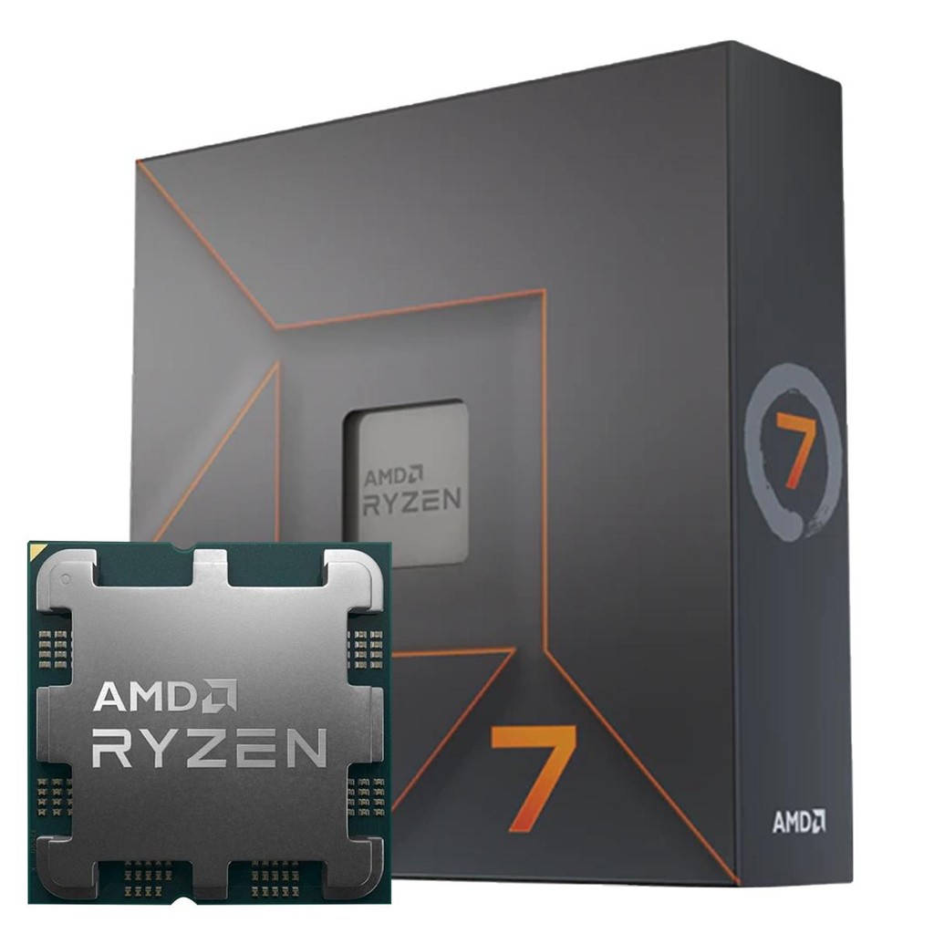 Processador AMD Ryzen 7 7700X 4.5GHz (5.4GHz Turbo), AM5, Sem Cooler, 100-100000591WOF
