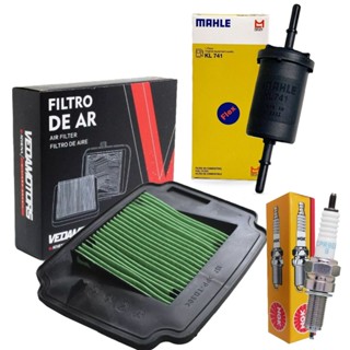 Kit de Filtros + Vela Ngk Biz 125 / Biz 110i em Oferta na Shopee