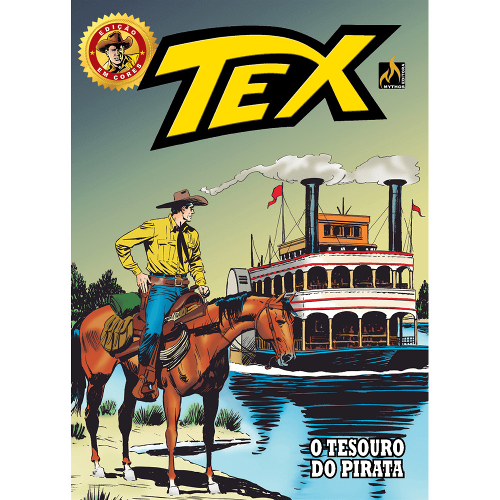 Capa do livro Tex edição em cores No 043