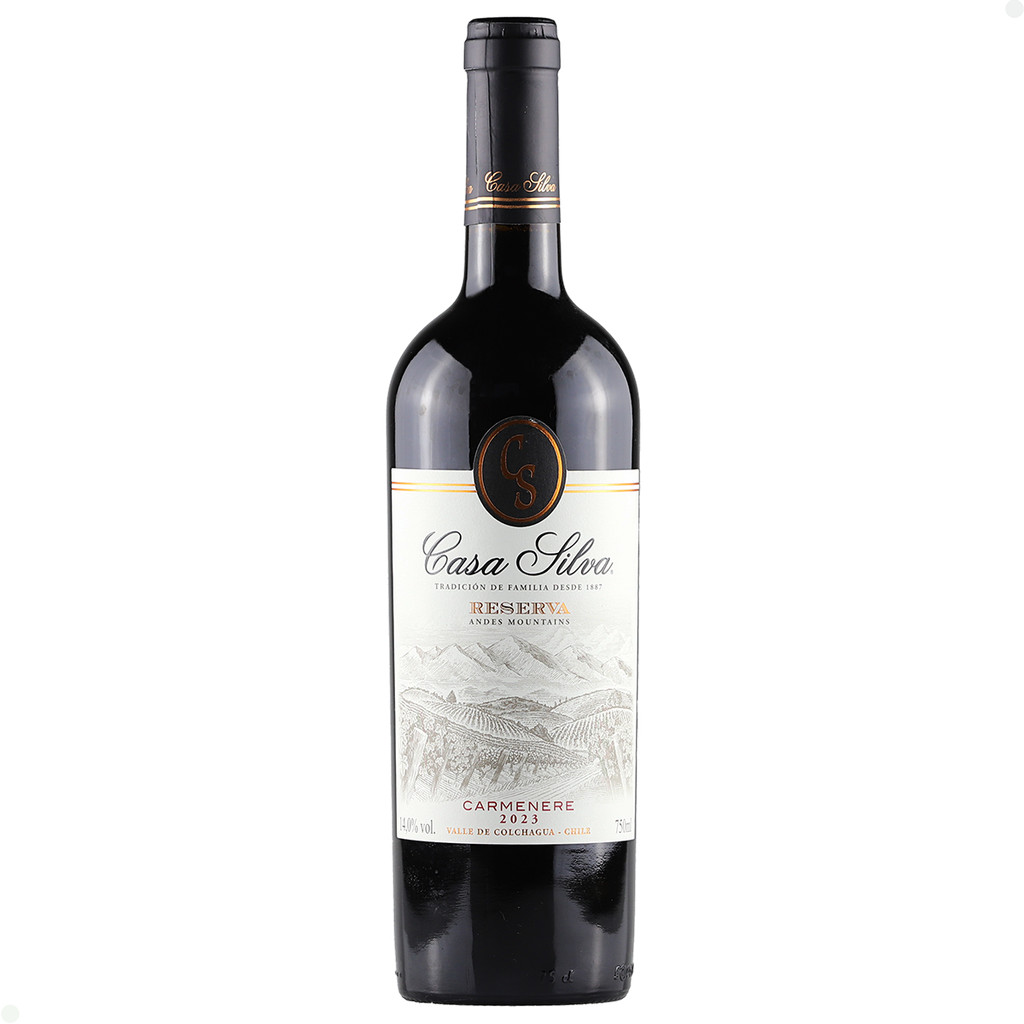 Vinho Chileno Casa Silva Reserva  Carmenérè Tinto 750Ml em Oferta na Shopee