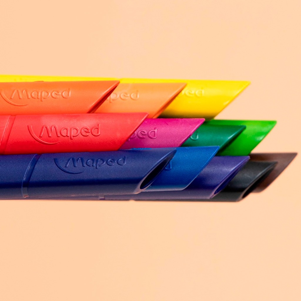 Lápis de Cor 12 Cores Infinity Color'Peps Triangular Infinito Maped