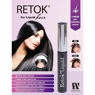 Retok Líquido Rímel Para Cabelo e Barba Anaconda -Escolha sua cor em Oferta na Shopee