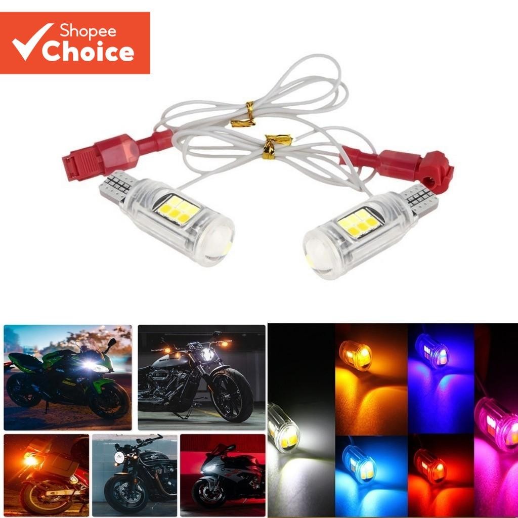 Motores 2 Pcs Contato Duplo 16LED T15/W16W Luz De Sinalização Do Motor Lâmpada De Largura DRL