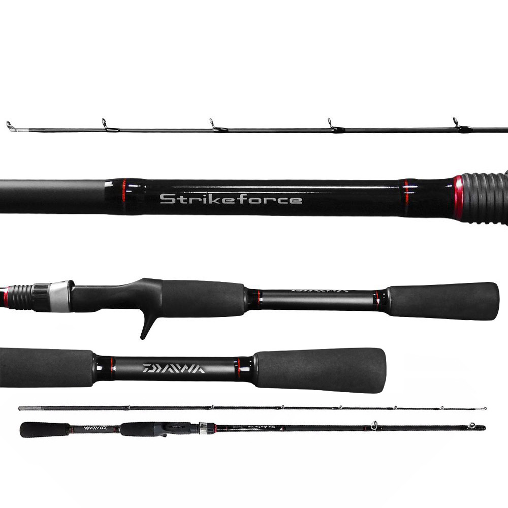 Vara Para Carretilha Daiwa Strikeforce 5"6" (1,68m) 8-17Lbs SF562MRB-BR - 2 Partes