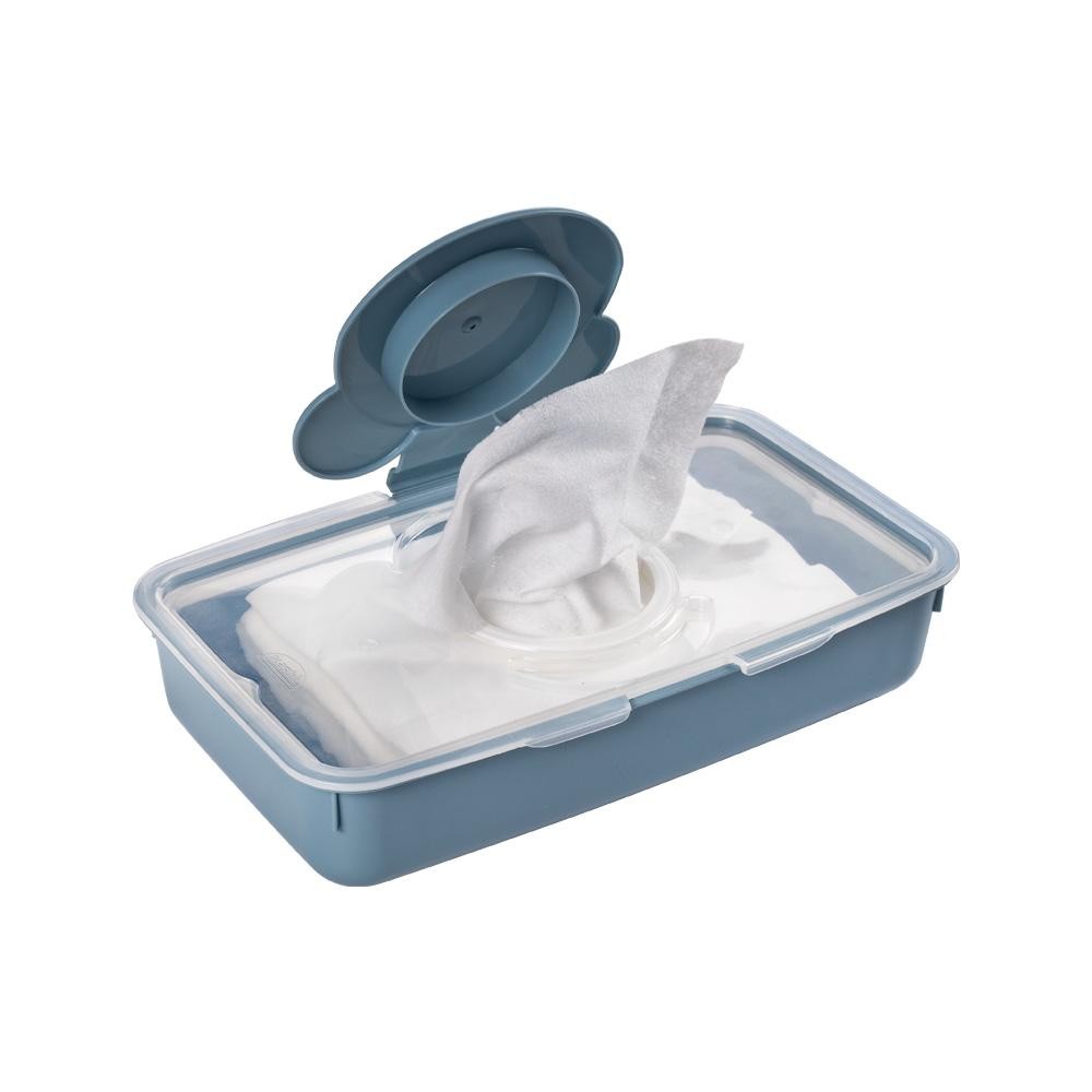 Porta Lenço Umedecido com Vedação Bear Azul Plasútil em Oferta na Shopee