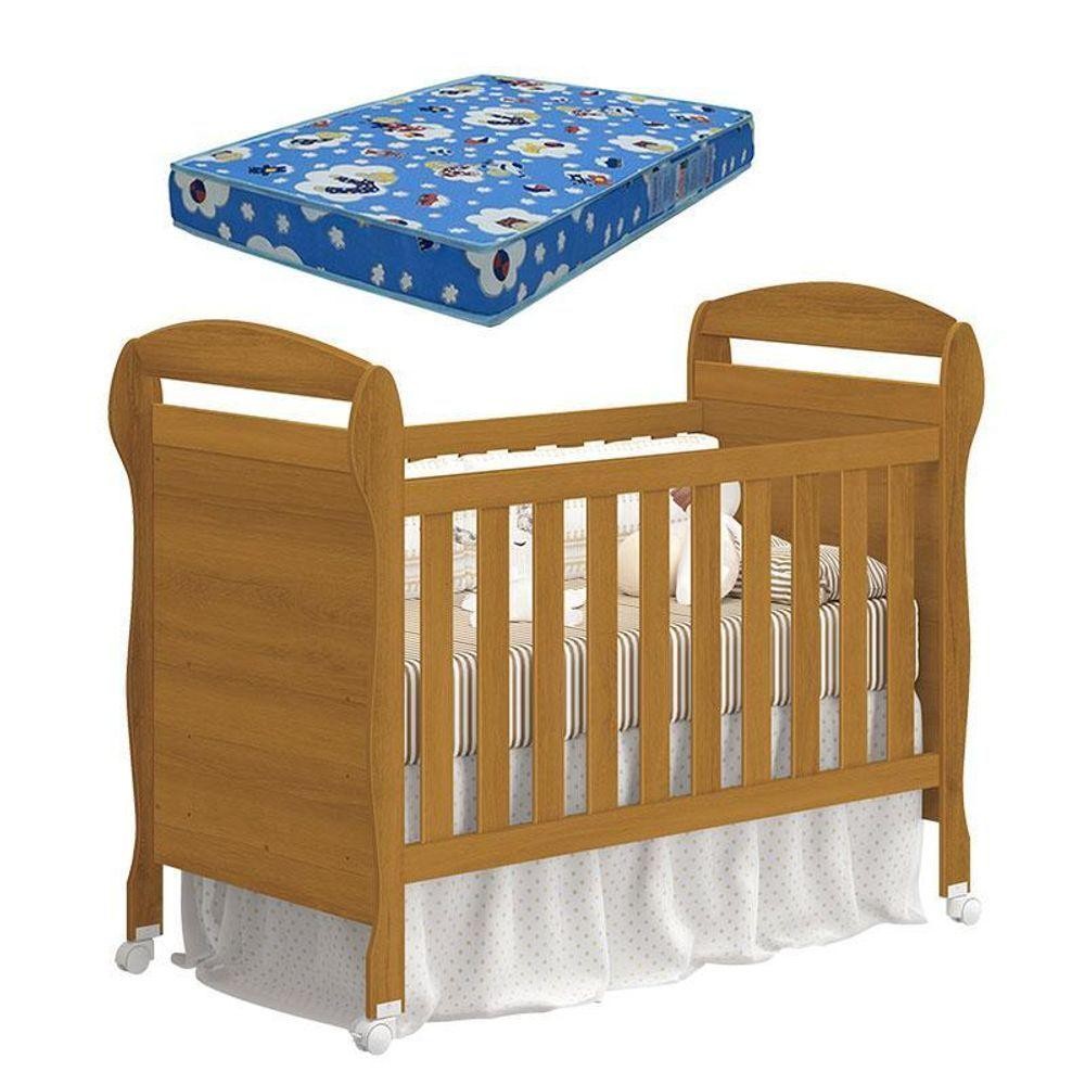 Berço Americano Danny Savana Com Colchão Ortobom - Reller - alta durabilidade em Oferta na Shopee