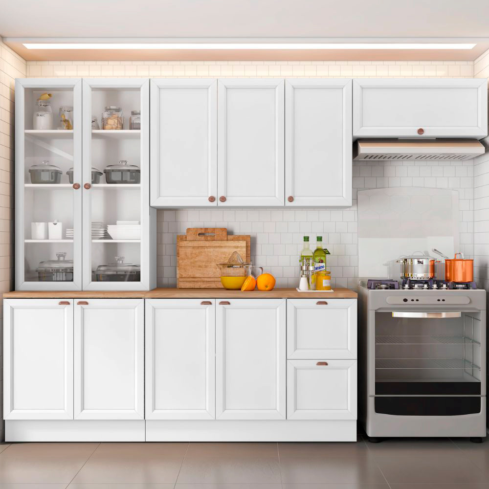 Armário de Cozinha com Cristaleira: Onde Comprar | BuscaProdutos