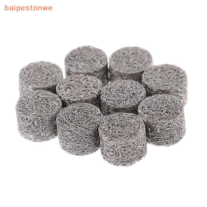 [baipestonwe] 1/5 * Bocal De Pote De Espuma De Aço Inoxidável E Lança De Sabão De Neve Filtros De Malha Practia