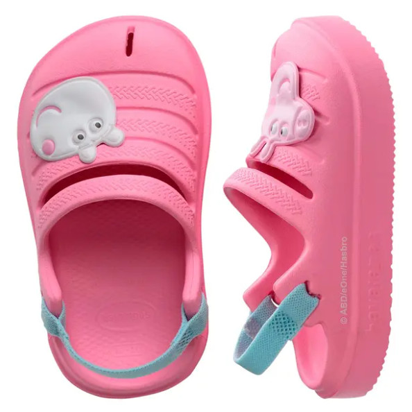 Sandália Havaianas Infantil Peppa Pig Clog Conforto
