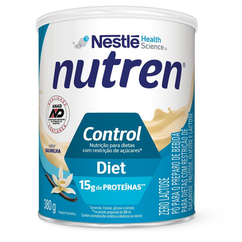 Nutren Control Diet Baunilha Complemento Alimentar 380g - Health