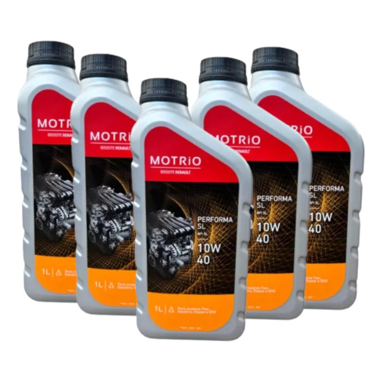 5l Óleo Semi Sintético Motrio 10w40 Original Renault em Oferta na Shopee