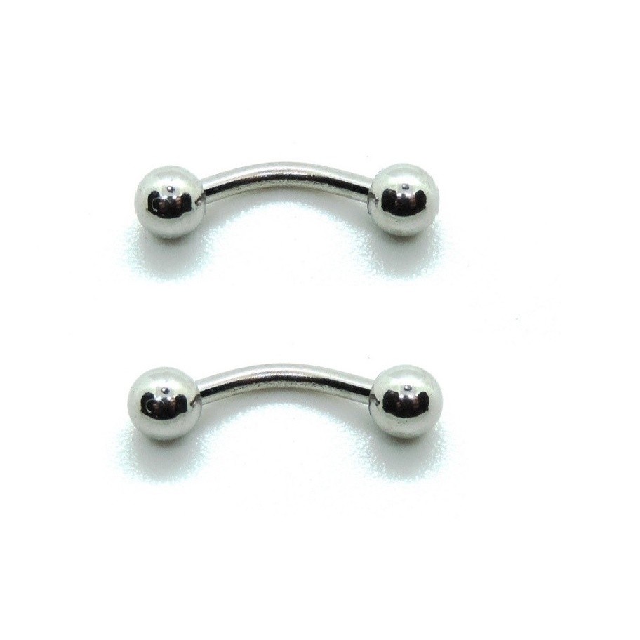 KIT CARTELA COM 12 PECA Piercing Sobrancelha aco inox IDEAL PARA REVENDA